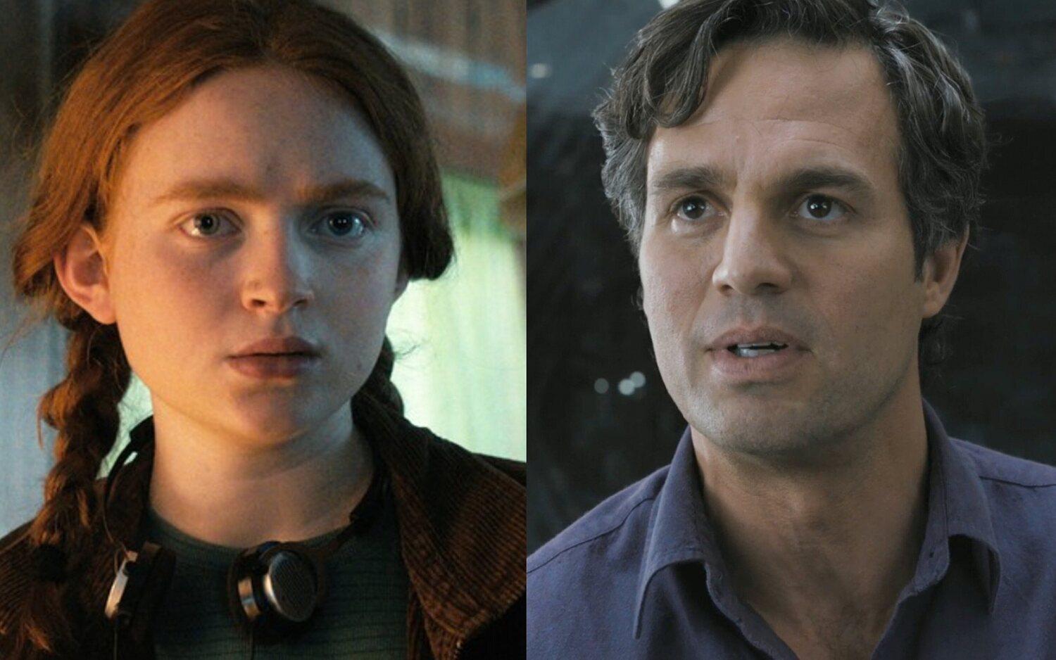 Sadie Sink y Mark Ruffalo en el set de 'Spider-Man: Brand New Day'