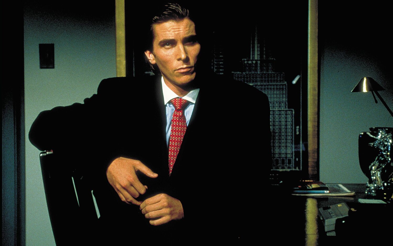 Christian Bale como Patrick Bateman