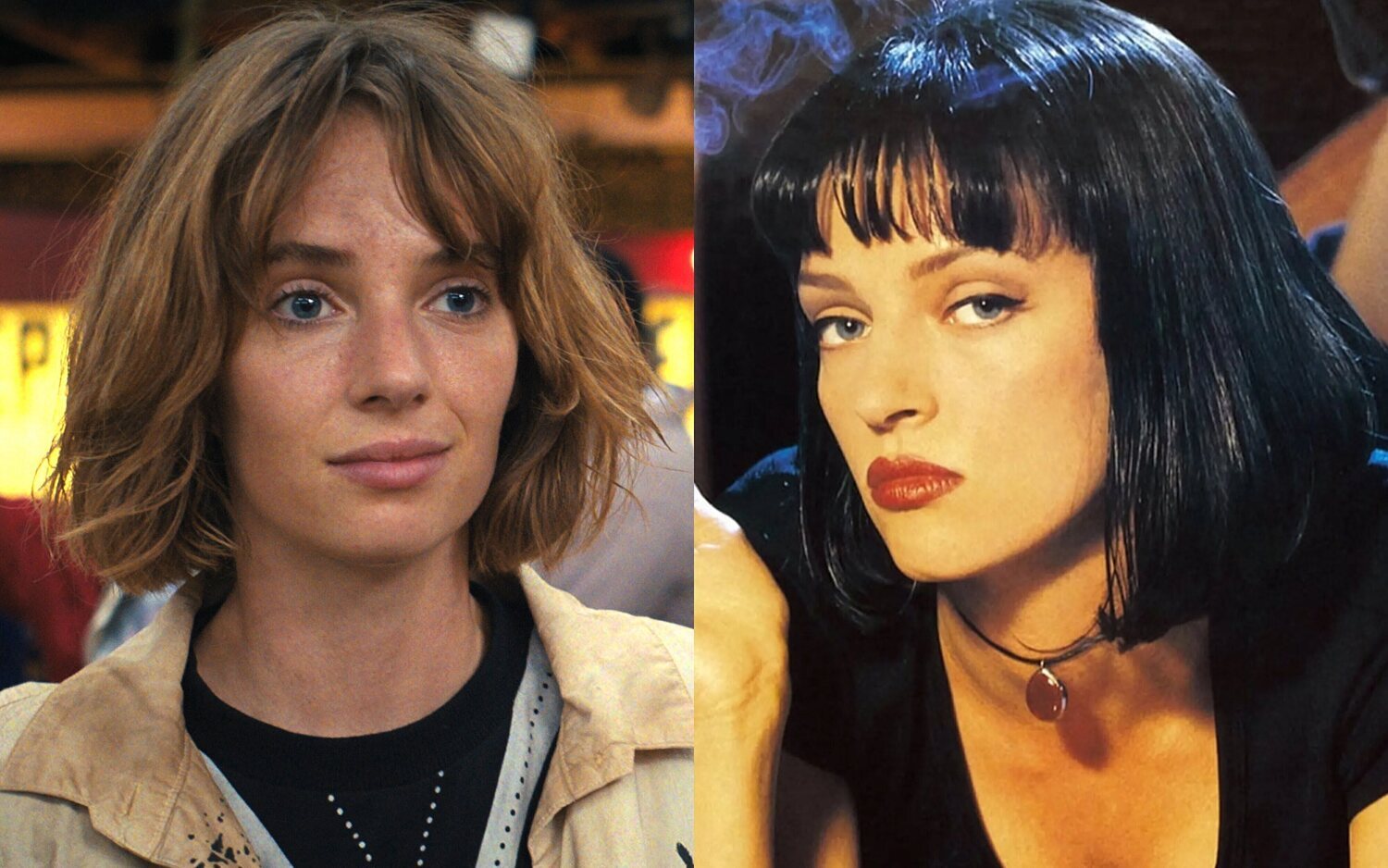 Maya Hawke y Uma Thurman
