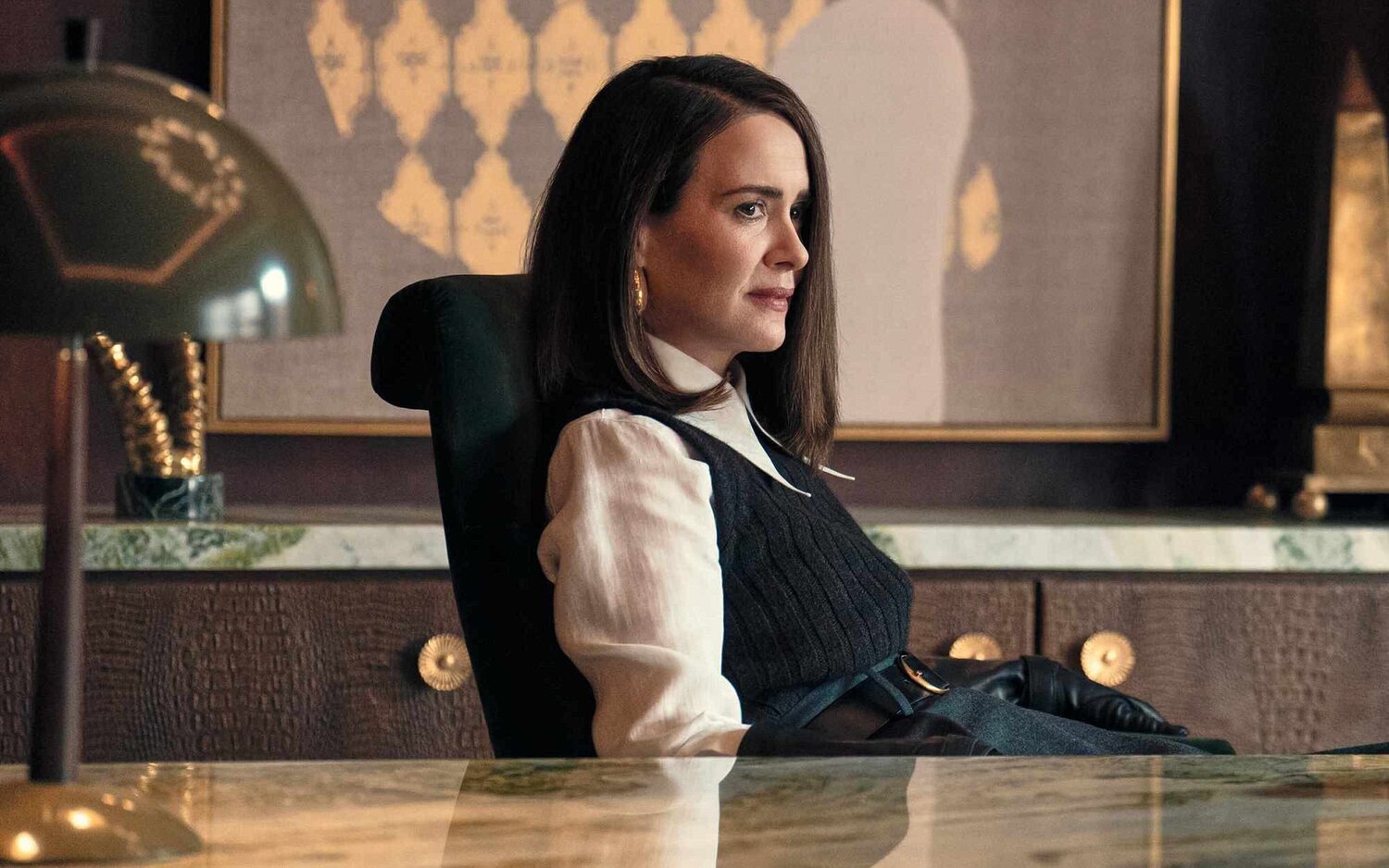 Sarah Paulson en 'Todas las de la ley', la nueva serie de Ryan Murphy en Disney+