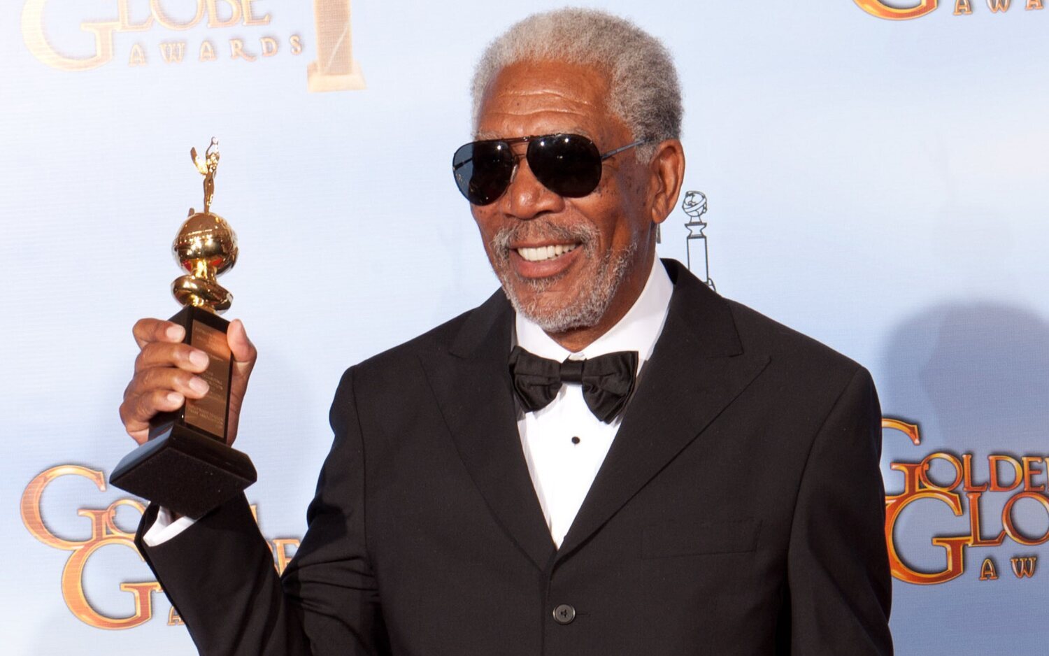 Morgan Freeman en los Globos de Oro