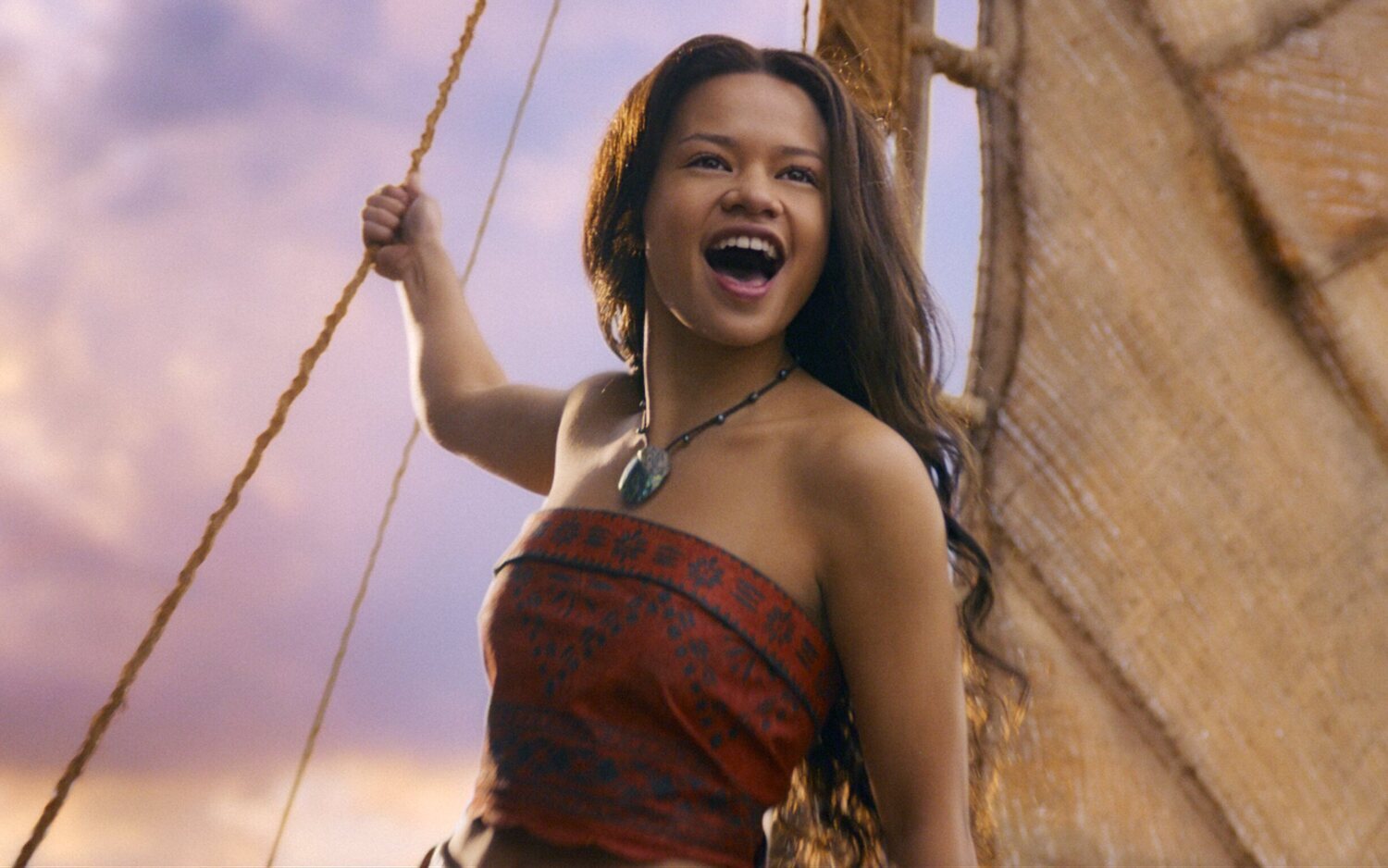 Catherine Laga'aia es Vaiana en el live-action