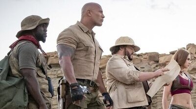 'Jumanji 4': Primera imagen de los protagonistas en el rodaje del fin de la saga