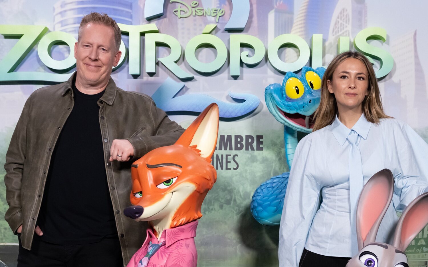 Jared Bush y Rigoberta Bandini  presentan 'Zootrópolis 2' en Madrid