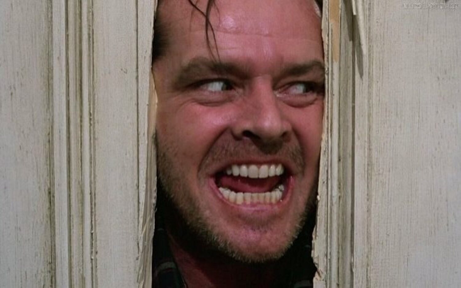 Jack Nicholson en 'El resplandor' de Stanley Kubrick