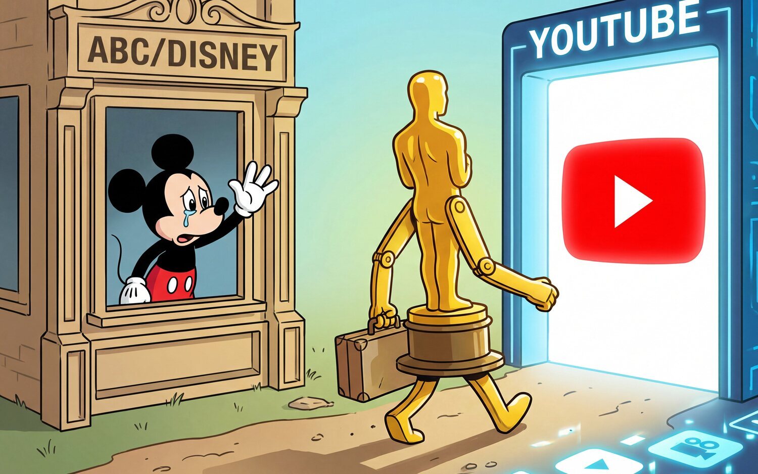 Un acuerdo histórico pone fin a más de 50 años de relación exclusiva entre Disney y la Academia.