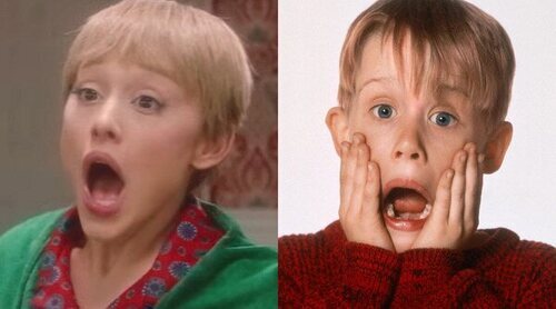 Ariana Grande se convierte en Macaulay Culkin en una parodia de 'Solo en casa' y no hay quien los distinga