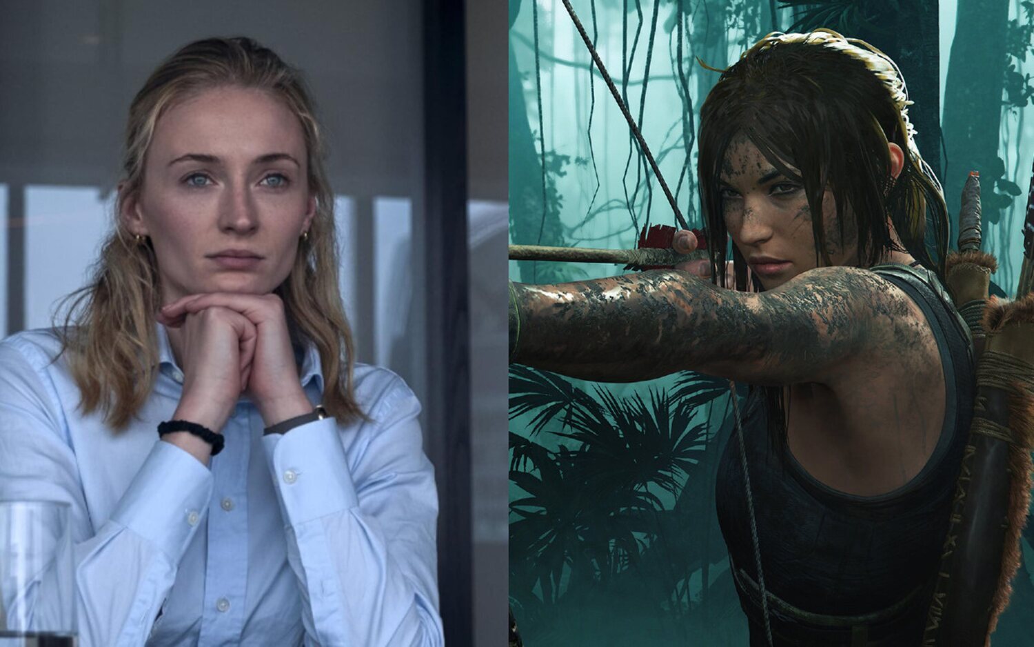 Primer vistazo a Sophie Turner como Lara Croft