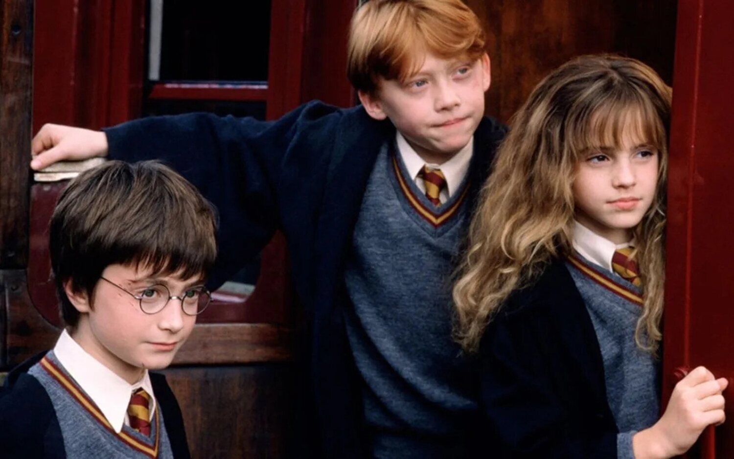 Daniel Radcliffe , Rupert Grint , Emma Watson en la saga de 'Harry Potter'