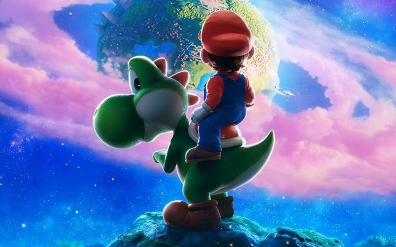 Yoshi en el nuevo póster de 'Super Mario Galaxy: La película'
