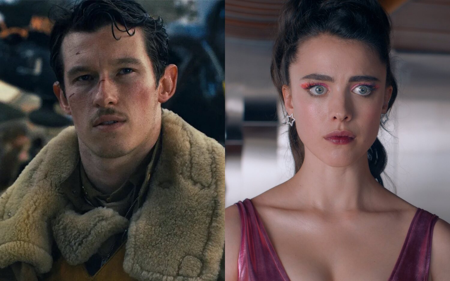 Callum Turner y Margaret Qualley