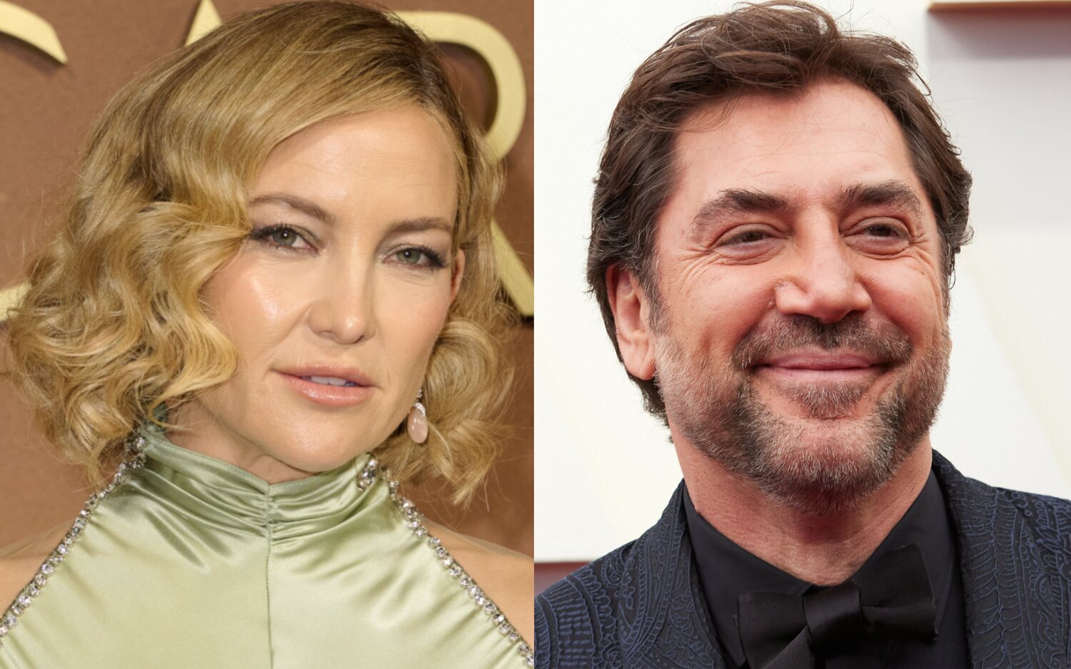 Kate Hudson y Javier Bardem en los Oscar
