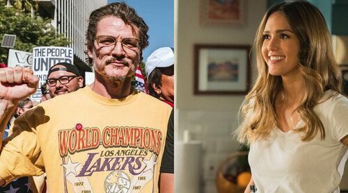 Pedro Pascal y Jessica Alba, invitados VIP a la casita de Bad Bunny de la Super Bowl