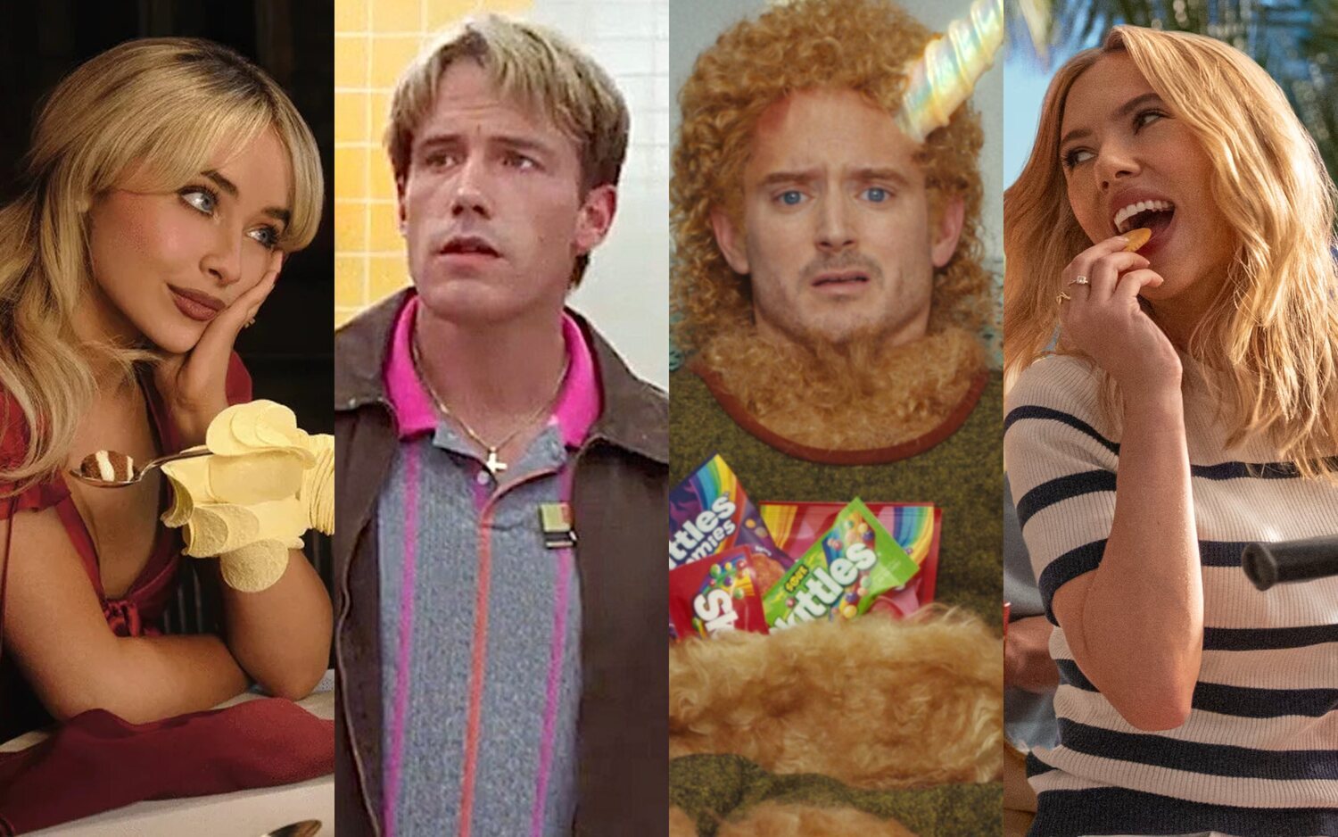 Sabrina Carpenter, Ben Affleck, Elijah Wood y Scarlett Johansson protagonizaron algunos de los anuncios lanzados en la Super Bowl 2026