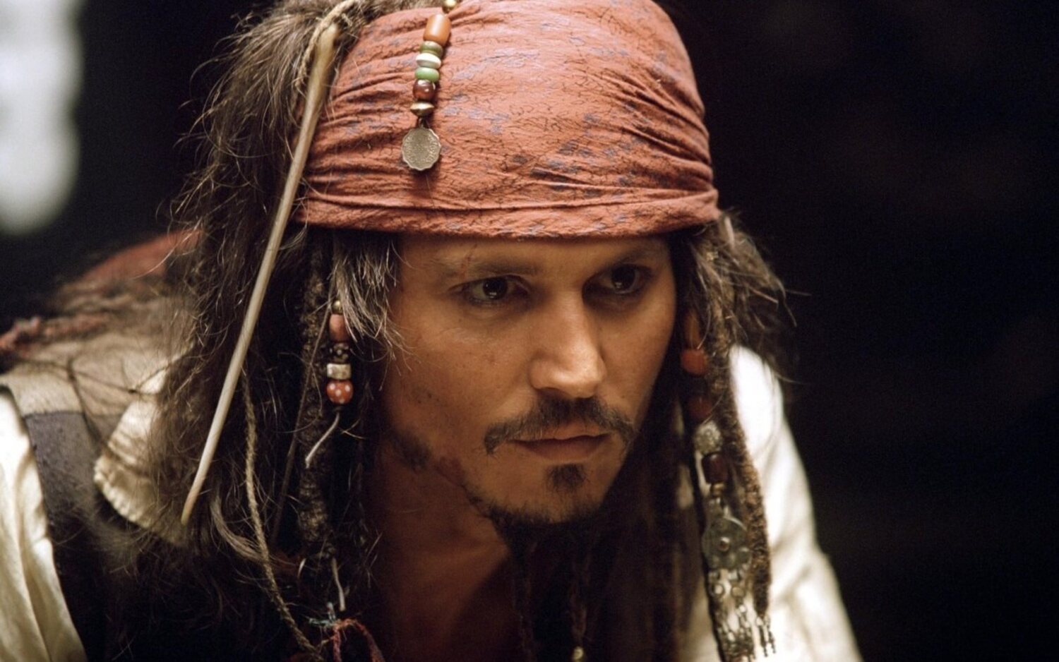Jack Sparrow en 'Piratas del Caribe'