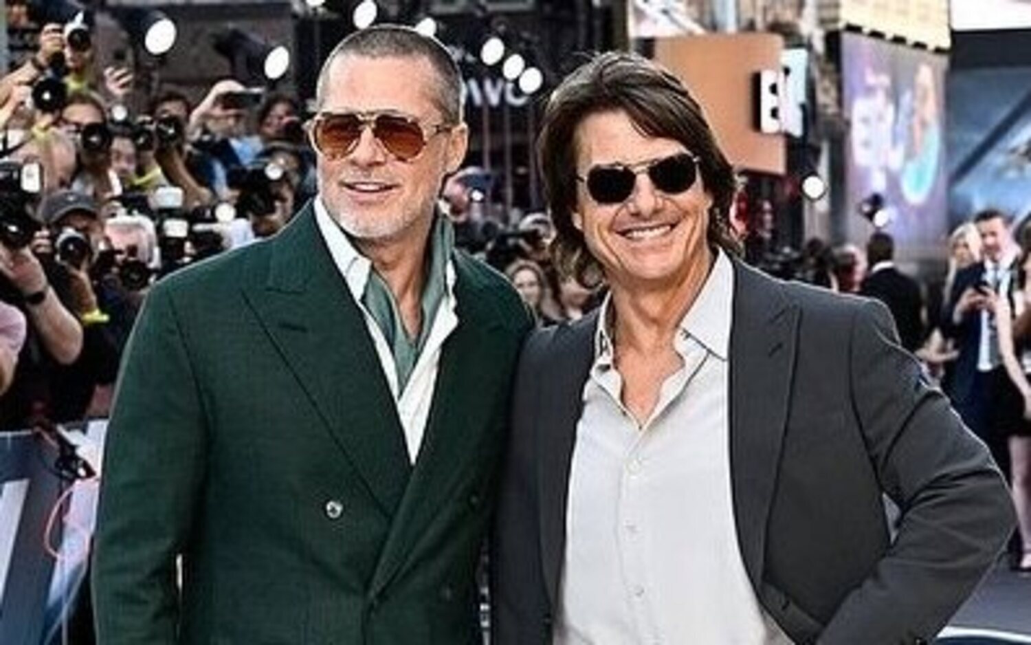 Brad Pitt y Tom Cruise