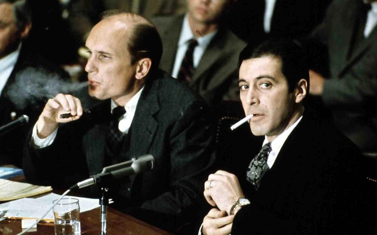 Al Pacino y Robert Duvall en 'El Padrino: Parte II'