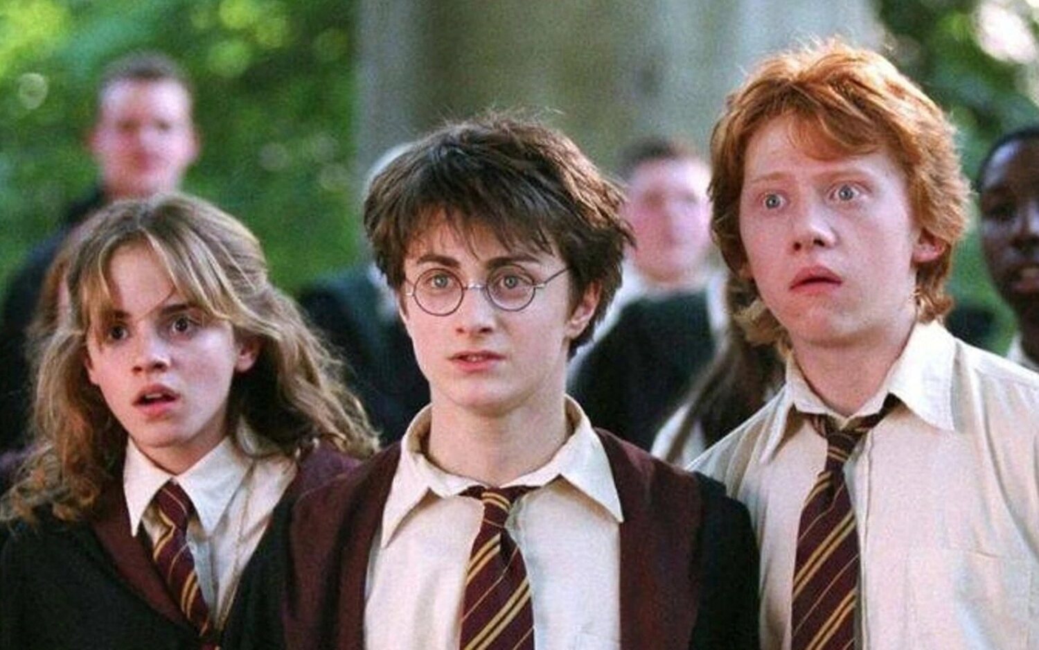 Emma Watson, Daniel Radcliffe y Rupert Grint en 'Harry Potter'