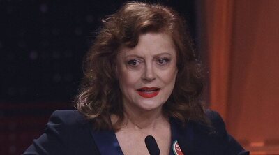 Susan Sarandon, Goya Internacional, agradece la "ludicez moral" del presidente y los artistas españoles