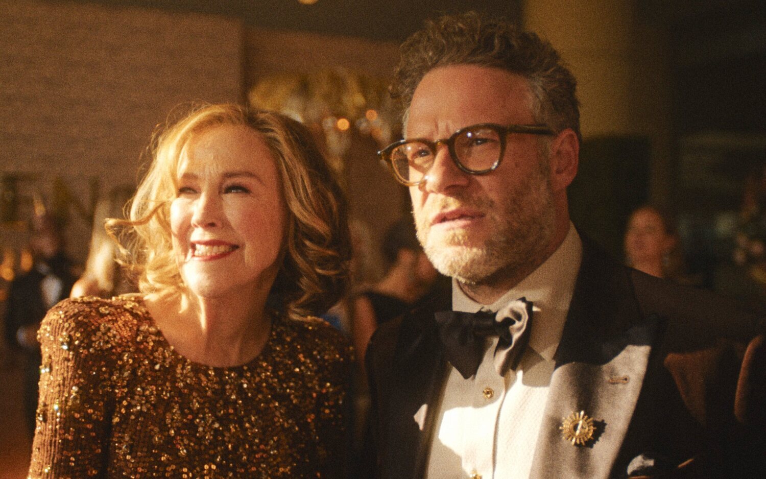 Seth Rogen rinde homenaje a Catherine O’Hara en los SAG Awards