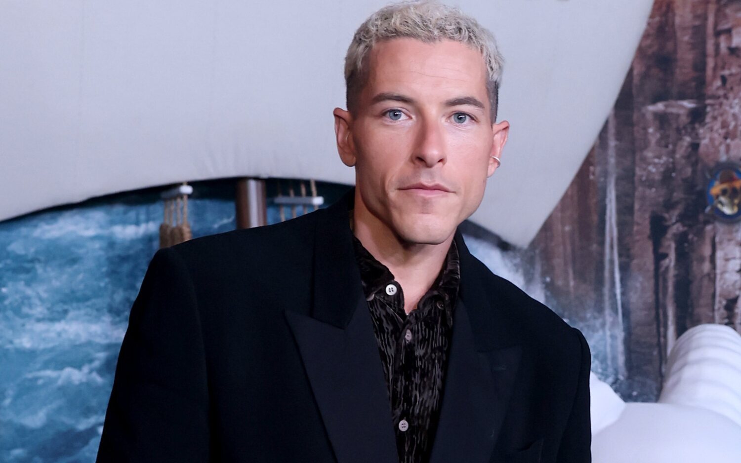 Taz Skylar en en la proyección de la segunda temporada organizada por Netflix