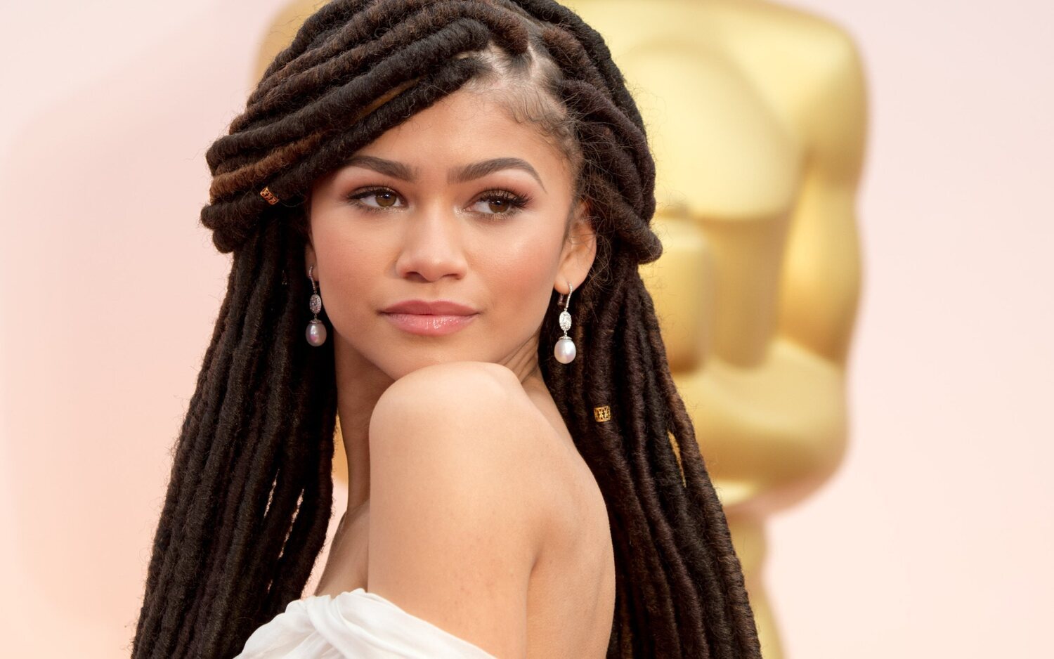 Zendaya en la gala de los premios Oscar de 2015