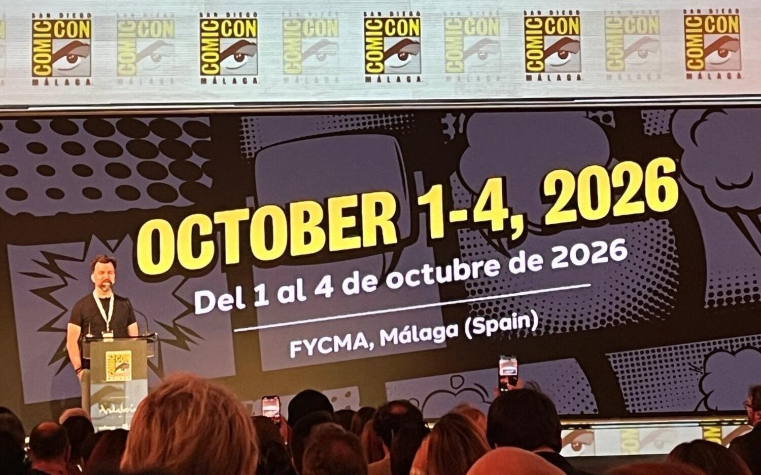 Fernando Piquer, director general de la San Diego Comic Con Málaga anunció las fechas de la segunda edición