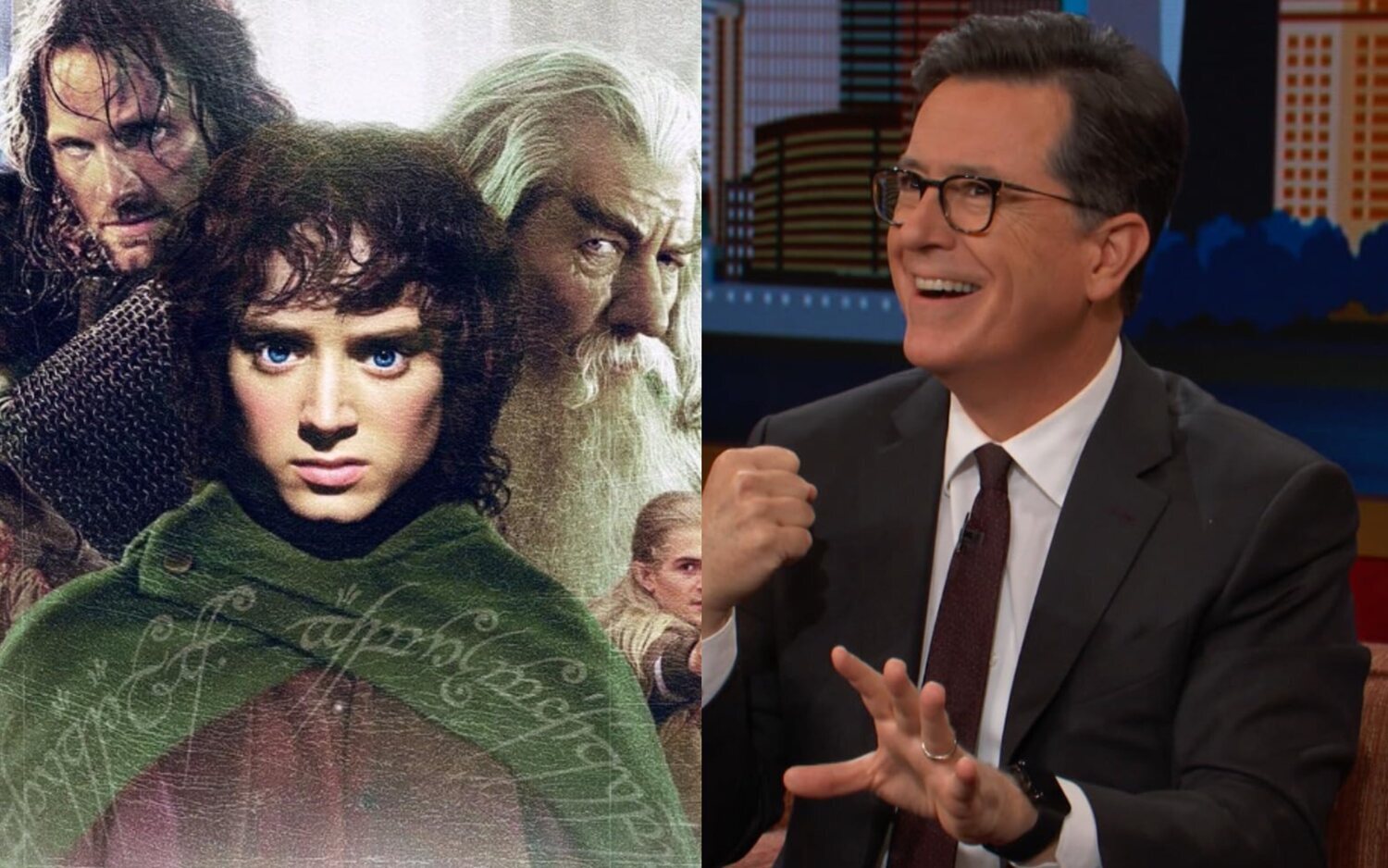 Stephen Colbert escribirá el guion de la próxima película de 'El Señor de los Anillos'