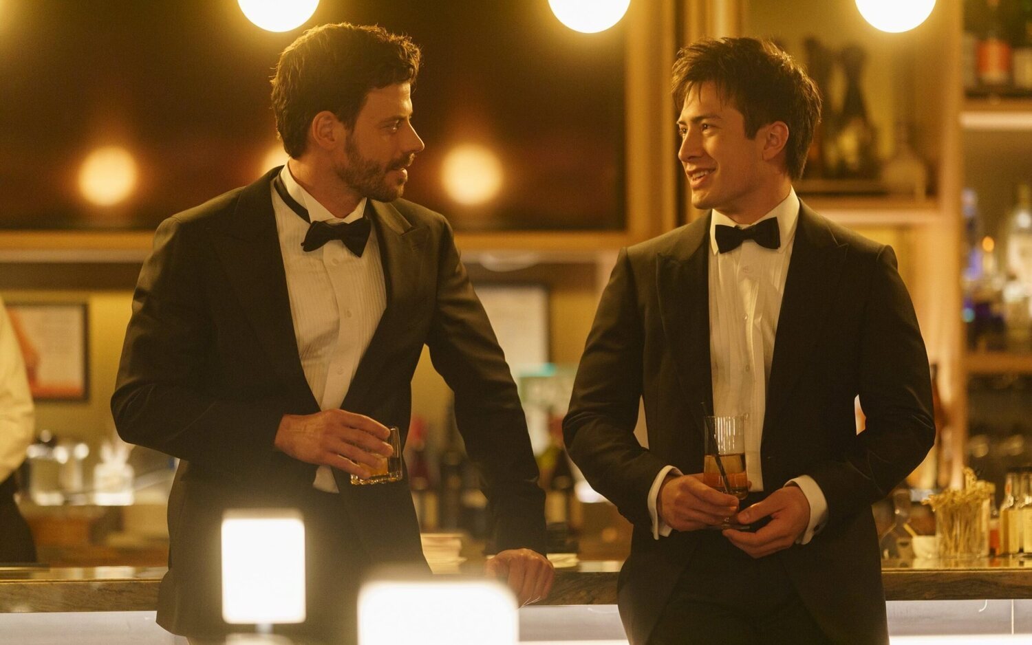 François Arnaud y Hudson Williams en 'Heated Rivalry'