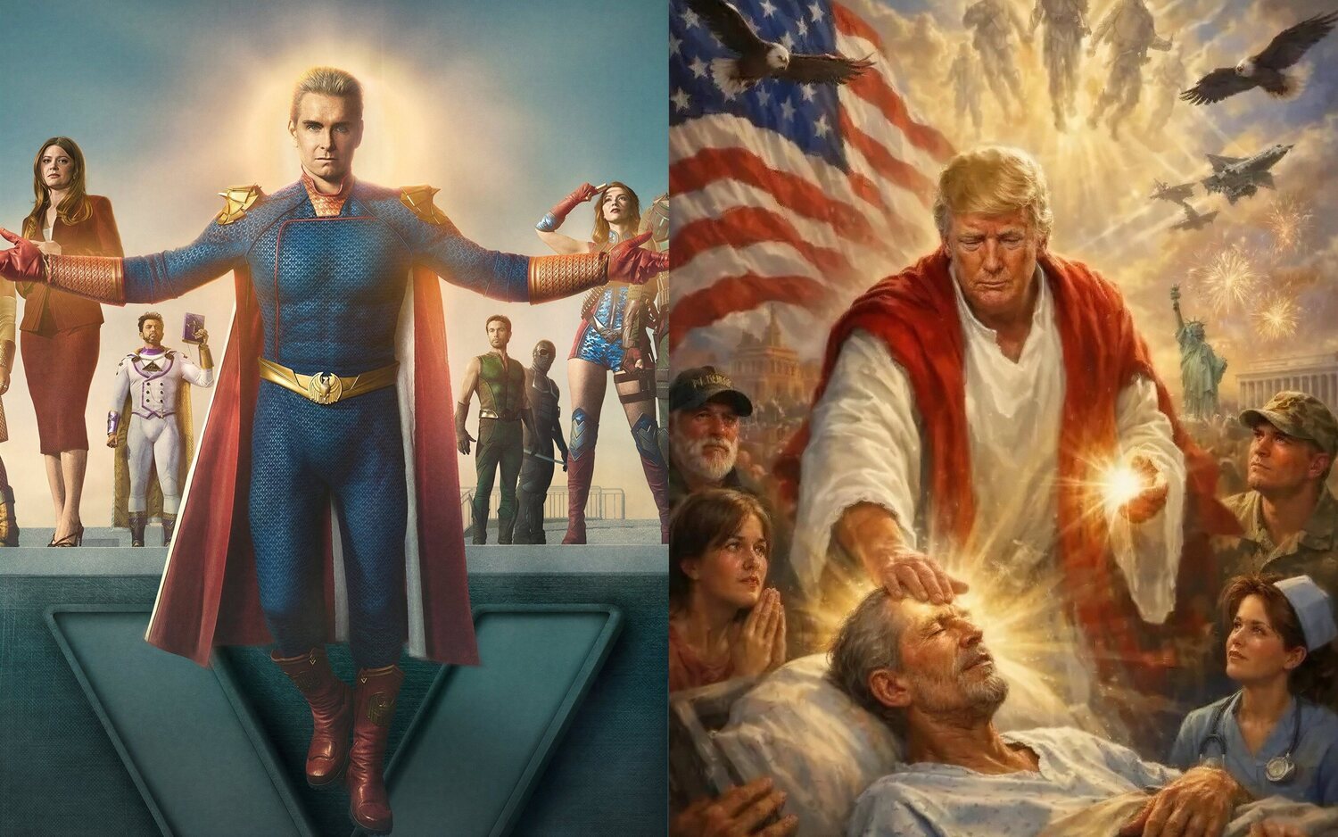 Homelander versus Donald Trump, cuando la realidad es peor que la ficción