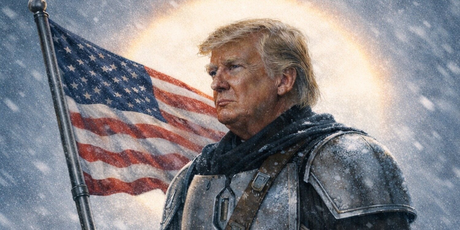 La Casa Blanca celebra el día de Star Wars transformando a Donald Trump en The Mandalorian