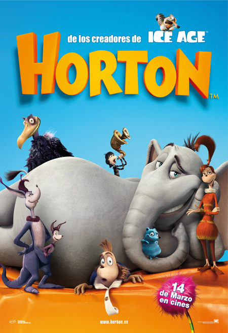 Cartel en castellano de 'Horton'