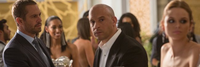 Paul Walker y Vin Diesel en 'Fast & Furious 7'
