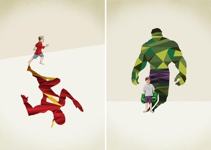 flash y hulk