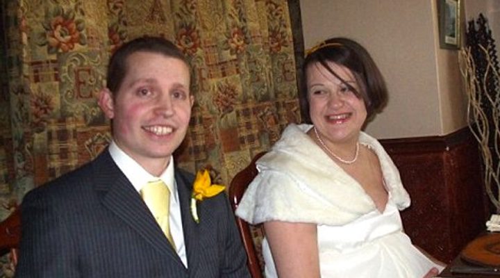 Nathan Upton, en su boda