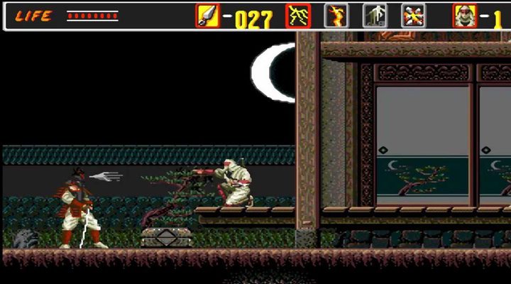  Momento del juego de 'Shinobi' en la Megadrive