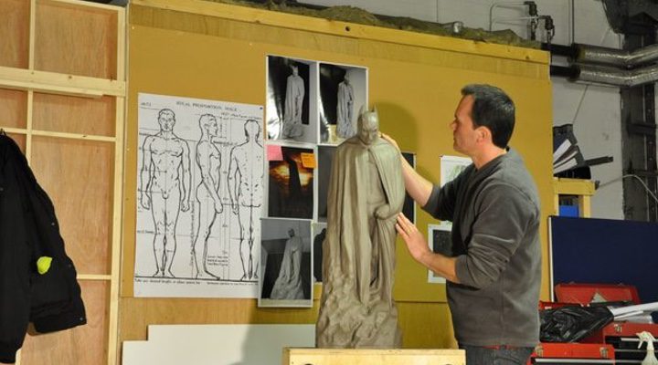 Maqueta de Batman en 'El caballero oscuro: la leyenda renace'