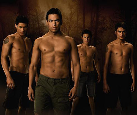 Primera imagen de los hombres lobo de 'Luna nueva'