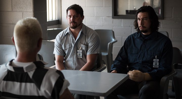 Steven Soderbergh en un descanso del rodaje de 'Logan Lucky'
