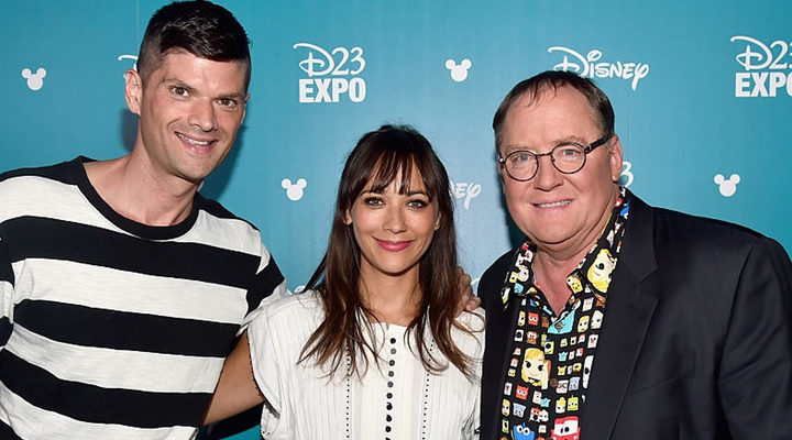 Rashida Jones, Will McCormack y John Lasseter