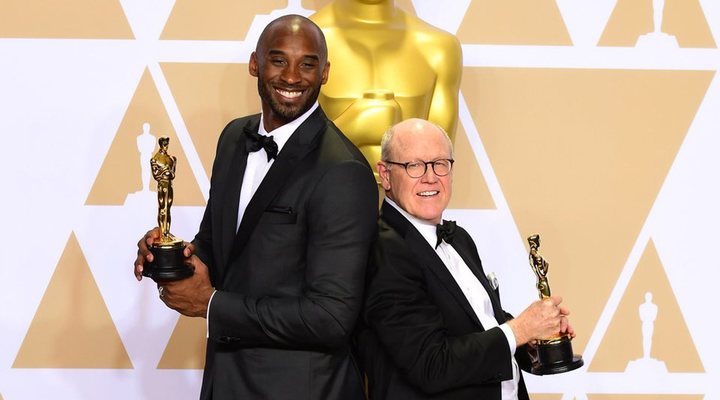 Kobe Bryant y Glen Keane, ganadores del Oscar por 'Dear Basketball'