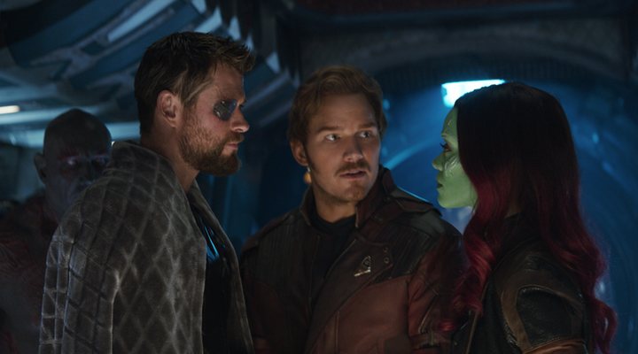 Thor, Gamora y Star-Lord