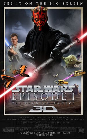 'La Guerra de las Galaxias. Episodio 1: La amenaza fantasma' en 3D