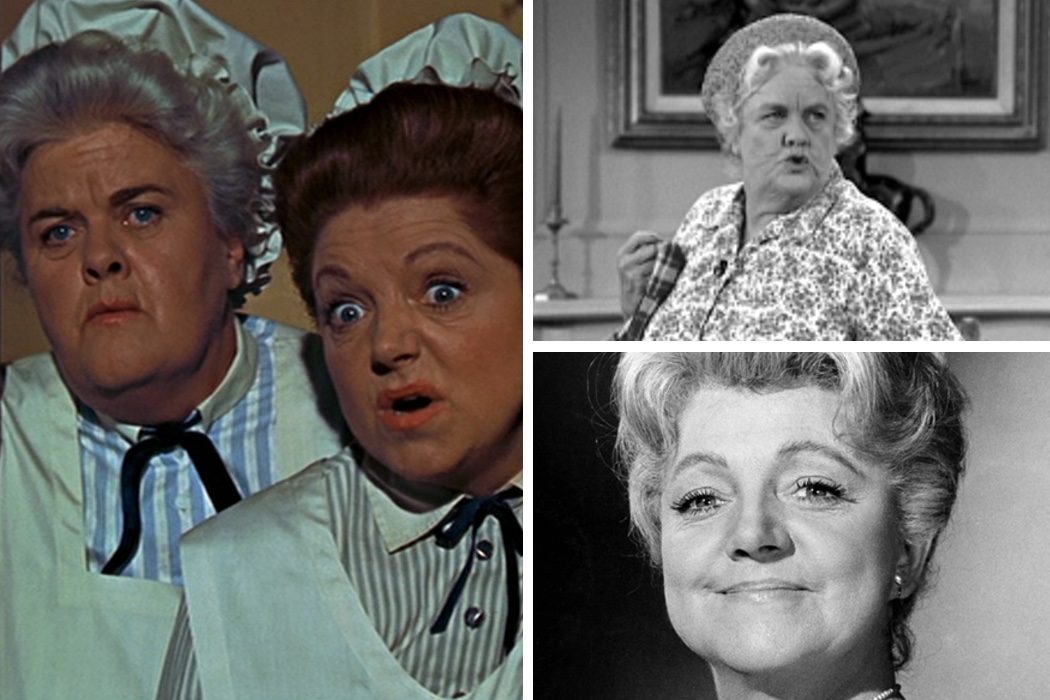 Reta Shaw y Hermione Baddeley, sirvientas