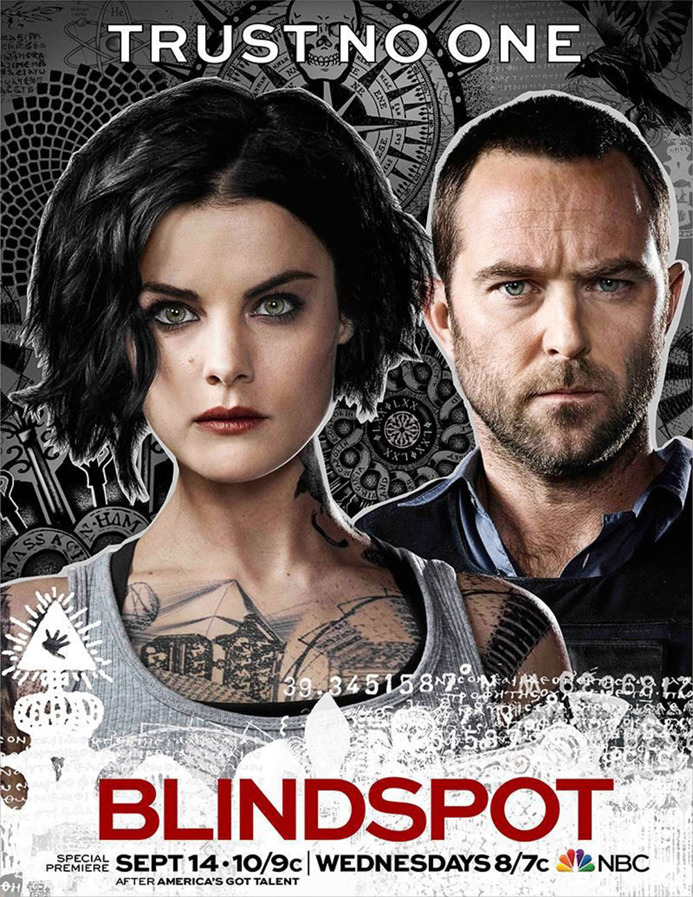 Cartel de la segunda temporada de 'Blindspot'