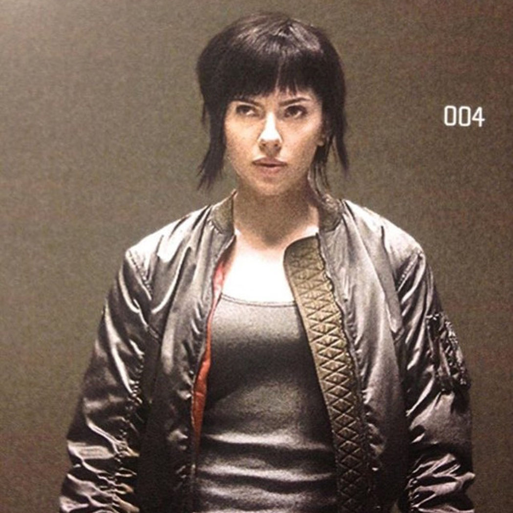 Scarlett Johansson como Motoko Kusanagi