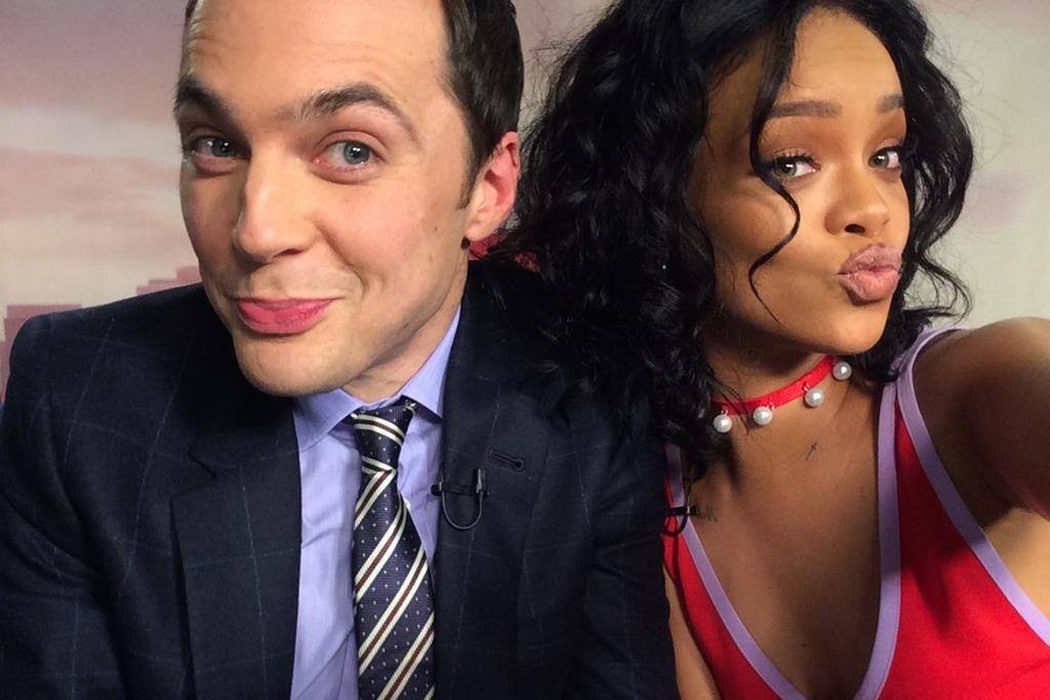 Jim Parsons y Rihanna