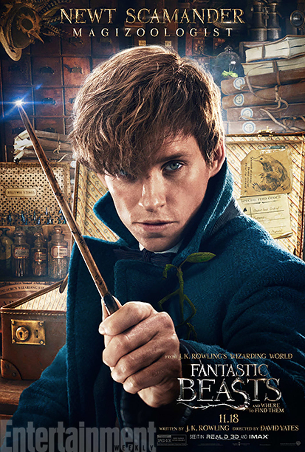 Eddie Redmayne es New Scamander