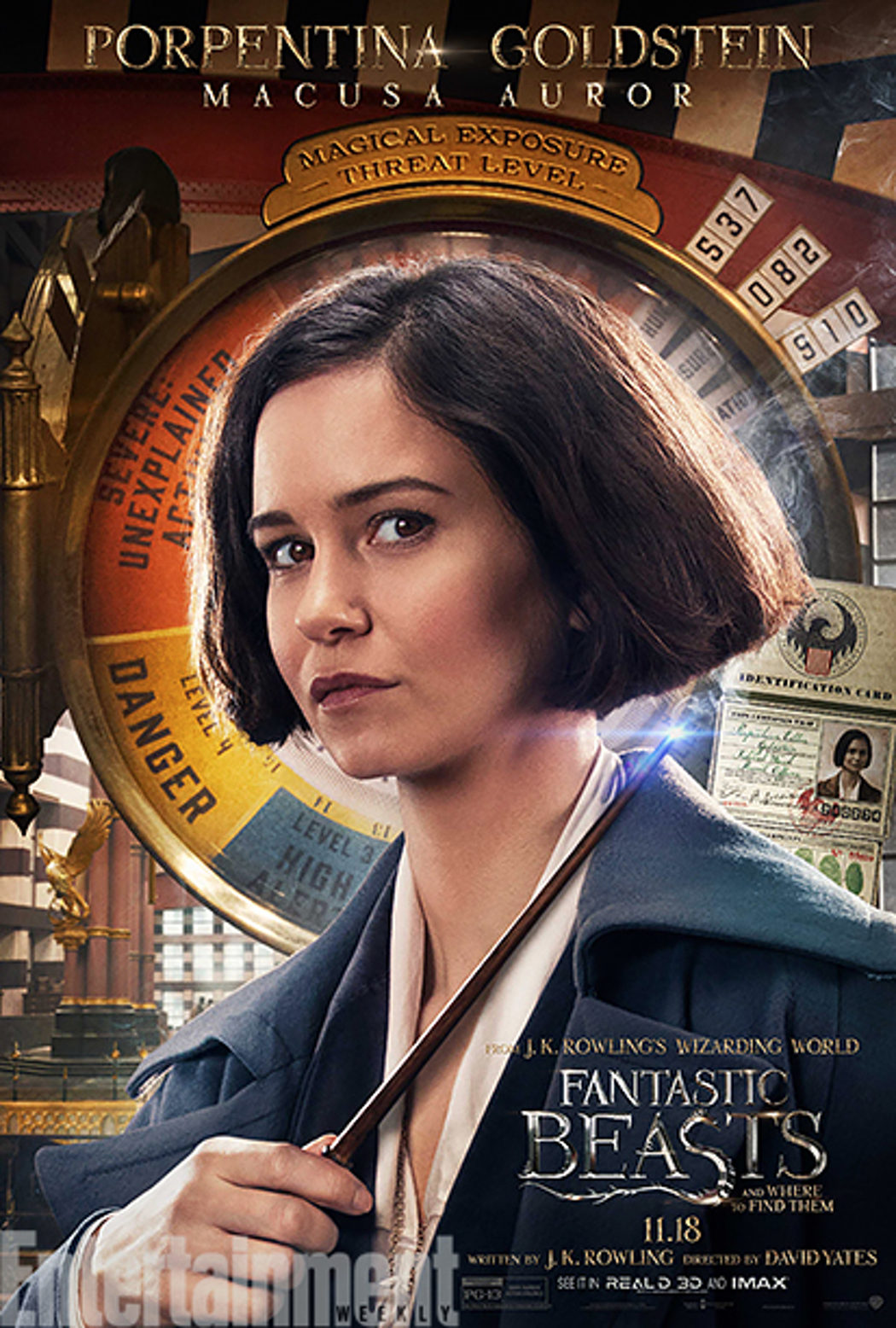 Katherine Waterston es Tina Goldstein