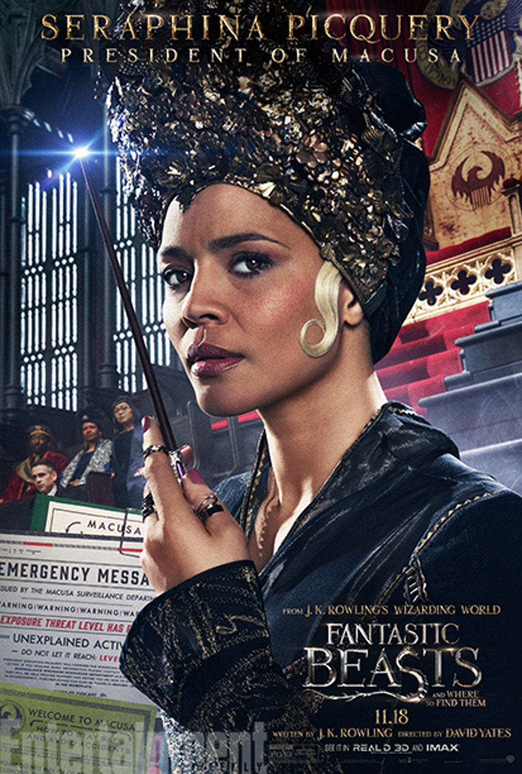 Carmen Ejogo es Seraphina Picquery